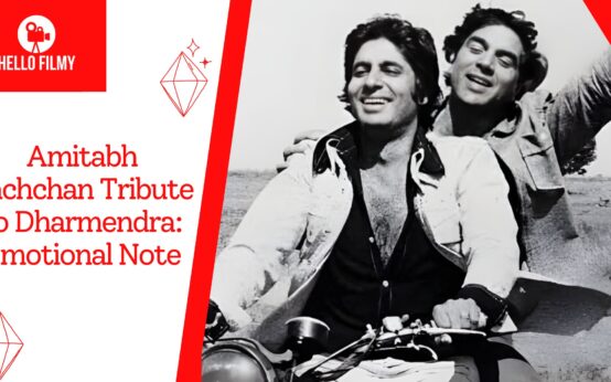 Amitabh Bachchan tribute to Dharmendra