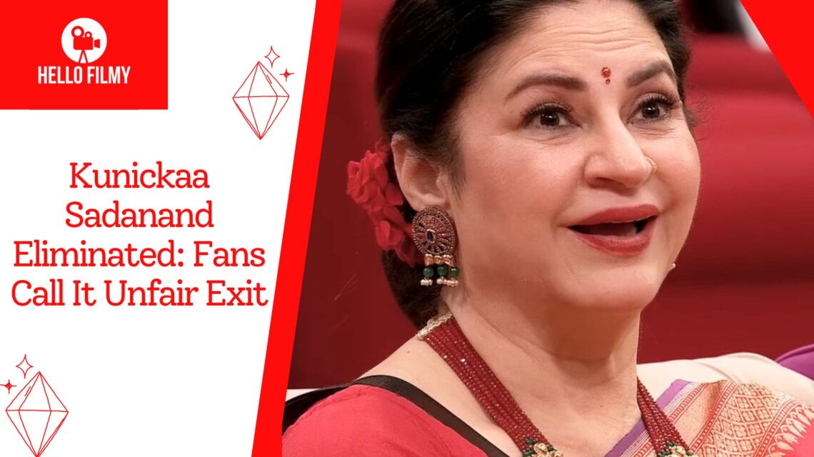 Kunickaa Sadanand Eliminated: Fans Call It Unfair Exit 1 Kunickaa Sadanand Eliminated